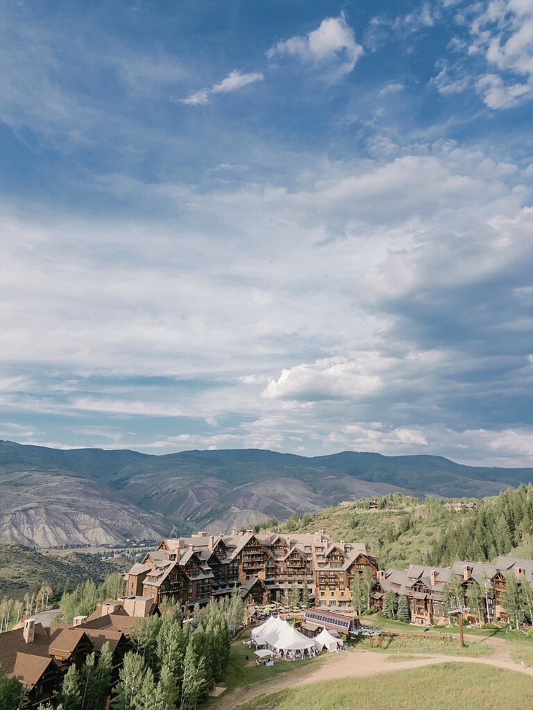 Colorado mountain wedding at Ritz Carlton Bachelor Gulch venue