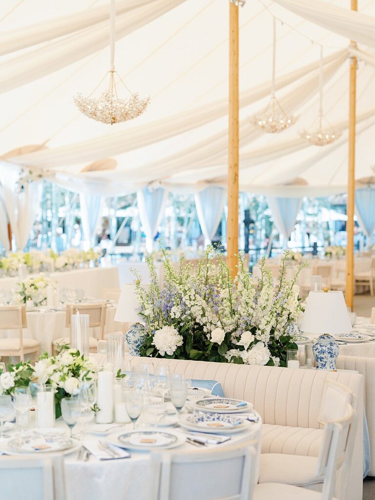luxury tented wedding reception at Ritz Carlton Bachelor Gulch wedding venue